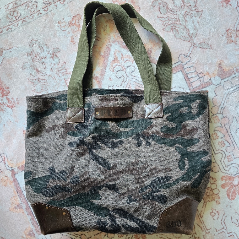 Faribault Mills Camouflage Tote Bag